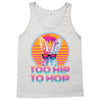 Too Hip To Hop  Bunny Easter Tank Top