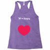 We're Hungry with Heart Racerback Tank
