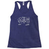 Daddy - Mommy - Chappie Racerback Tank