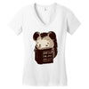 don't hurt the ones you love Women's V-Neck T-Shirt
