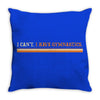 i cant i have gymnastics Throw Pillow