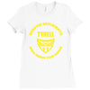 science fiction t shirt horror tshirt cool t shirt robot t shirt horro Ladies Fitted T-Shirt