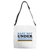 Baby Boy Under Construction Adjustable Strap Totes