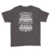 Real Kings Are Born On November 16 Youth Tee