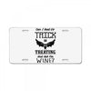 trick or treating &amp; ask for wine License Plate