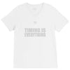 bass player timing is everything V-Neck Tee