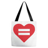 Equality Heart Tote Bags