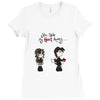 you stole my heart 3 Ladies Fitted T-Shirt