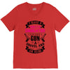 I Have A Pretty Daughter Gun A Shovel And An Alibi V-Neck Tee