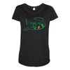 vegan Maternity Scoop Neck T-shirt
