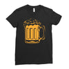 iowa city beer Ladies Fitted T-Shirt