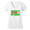 funny golf the older i get, ideal gift, birthday present Women's V-Neck T-Shirt