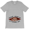October Peeking Out Baby Boy T-Shirt