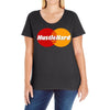 hustle hard Ladies Curvy T-Shirt
