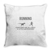 running motivation Throw Pillow