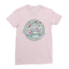 angry bulldog Ladies Fitted T-Shirt