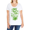 snake crest Ladies Curvy T-Shirt