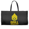 grill sergeant military Weekender Totes