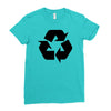 save planet earth Ladies Fitted T-Shirt
