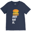 just eat it burger lover V-Neck Tee
