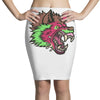 pink punk wolf Pencil Skirts