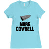 snl more cowbell Ladies Fitted T-Shirt