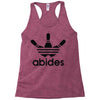 the dude abides Racerback Tank