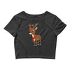christmas deer Crop Top