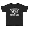 legends are born in february t shirt Toddler T-shirt