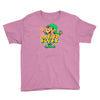 raised by elves elf christmas Youth Tee