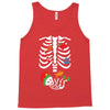 Christmas Skeleton mom and baby maternity Tank Top
