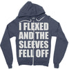 weight lifting gym fitness training Zipper Hoodie