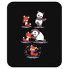 red fusion Mousepad