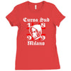 curva sud milano Ladies Fitted T-Shirt