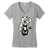 cat woman Women's V-Neck T-Shirt