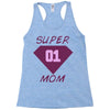 super mom 01 Racerback Tank