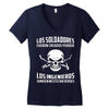 los soldadores fueron creados porque... Women's V-Neck T-Shirt