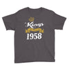 kings are born in 1958 Youth Tee