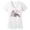 seal of reproval Women's V-Neck T-Shirt