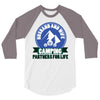 camping for life;Husband and wife 3/4 Sleeve Shirt