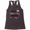 Happy Fathers Day Daddy! Baby Girl Any Name Customized Racerback Tank