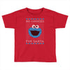 no cookies for santa Toddler T-shirt