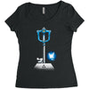 master keyblade Women's Triblend Scoop T-shirt