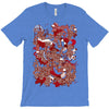 rood en wit T-Shirt