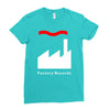 factory records   retro record label   mens music Ladies Fitted T-Shirt