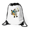 anarchy adventure time Drawstring Bags