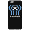 argentina 78 world cup 1978 retro football iPhone 6/6s Case