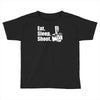 v6 eat sleep shoot Toddler T-shirt