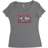 where the slashers are Women's Triblend Scoop T-shirt