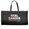 Heal Cancer Weekender Totes